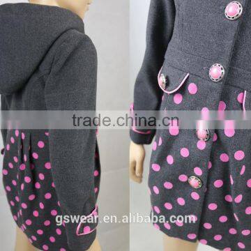 2016 Wholesale Children's Boutique Clothing Long Winter Coats Girls Coat photo-2