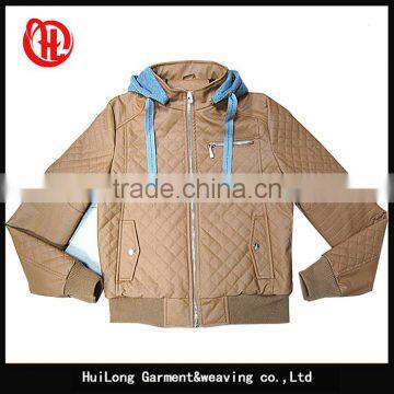 Manufacture Ladies Coat Winter Hoodies PU Jacket photo-3