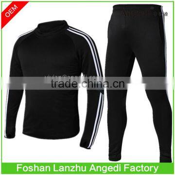 Mens Soccer Uniform Set Adult Sportswear Suit Quick Dry Football Club Winter Long Training Uniform photo-3