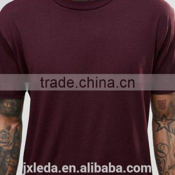 Wholesale Cropped Plain Crewneck T-shirt OEM Gym Men photo-3