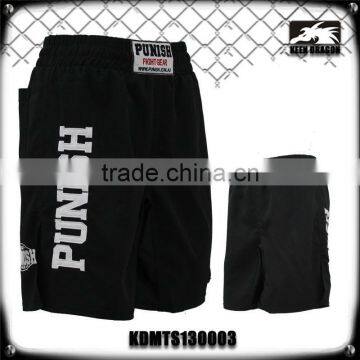 Men's boxing shorts 100% polyester satin muay thai shorts