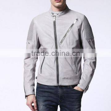 2017 Fancy New Fashion Man Leather Jacket Kawasaki Yamaha Motorcycle Leather Racing Jacket Manufacturers Wholesale China photo-2