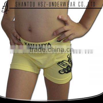 Factory price fashion boy cute seamless boxer kids underwear wholesale