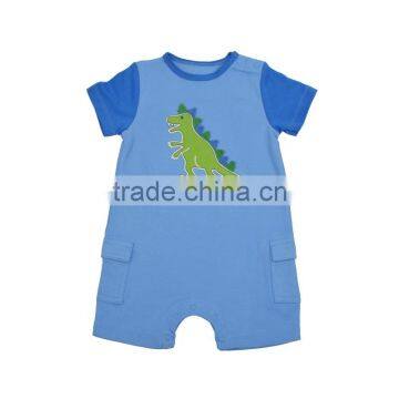 Dinosaur Pattern Baby Animal Romper Cotton Knitted Romper Bodysuit