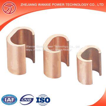 Copper C Clamp C type copper connector clamps Copper C Crimps connector