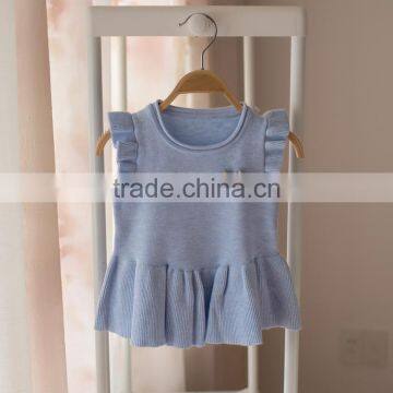 S32888W Baby Infant Kids Cute Fashion Appliques Vest Sweater 2017 Spring Fall Little Girls Knitwear photo-3