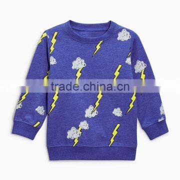 S33511W Autumn Children Boys T-shirt Long Sleeve Cartoon Cotton Knit T-shirts photo-2