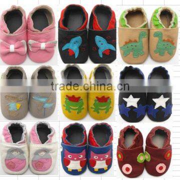 2015 OEM or stocked designs,soft sole baby shoes,,Baby leather shoes,