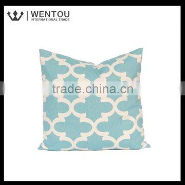 Fashion Plain Blue Throw Pillow Cover photo-3