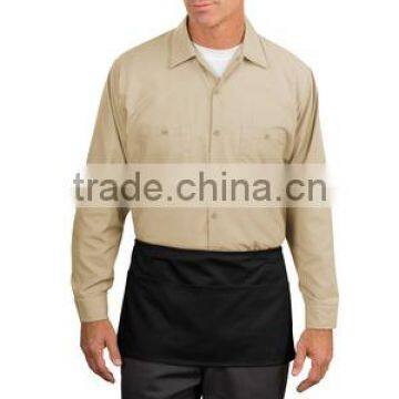 Port Authority Waist Apron With Pockets - 100% cotton twill, has 3 pouch pockets, a pen pocket and comes with your logo