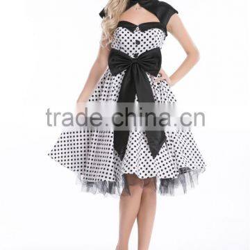 Apparel Walson Sey Halter Cotton Cheap Women 50s Vintage Dress 6075-3 photo-3