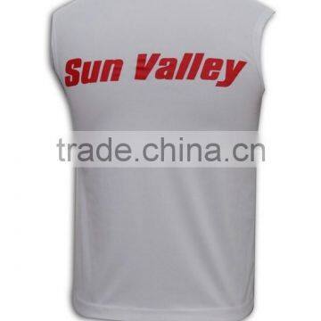 China Manufactory High Quality Hot Sell Blue Sleeveless Zip Sweater Vest photo-3