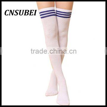Hot Thigh High Sexy Cotton Socks Women's Striped Over Knee Girl Lady Sock photo-4
