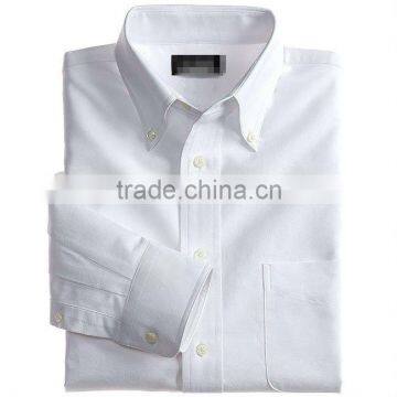 men's dress shirt with button on collar