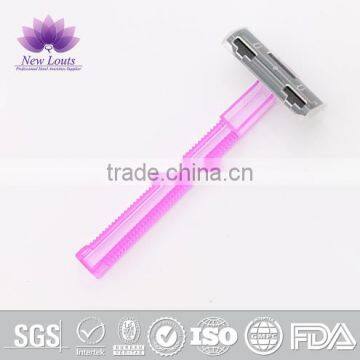 OEM disposable shaving razor with twin blades for hotel