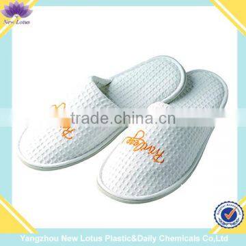 Hot sales high grade closed toe hotel waffle slipper