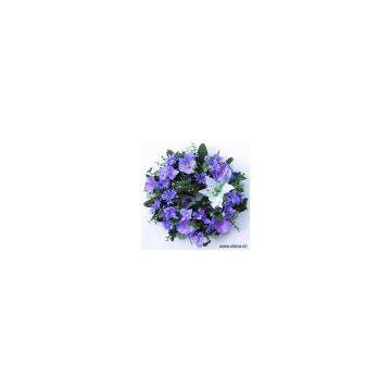 Sell Artificial Purple Wreath