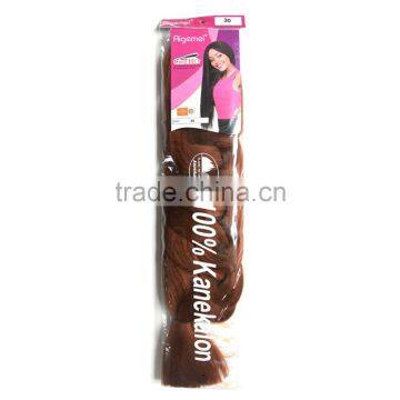 2016 Best Selling Wholesale Synthetic Hair Extension High Quality Raw Material Ombre Jumbo Braid Synthetic Hair for Braiding photo-4