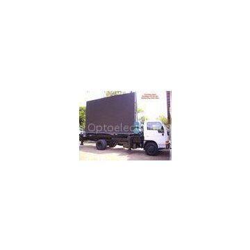 Aluminum or Iron Full Color Led Mobile Billboard on Vehicles P10 1R1G1B IP65 220V / 50Hz