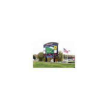 Horizontal scrolling P16 stadium perimeter led display with remote control