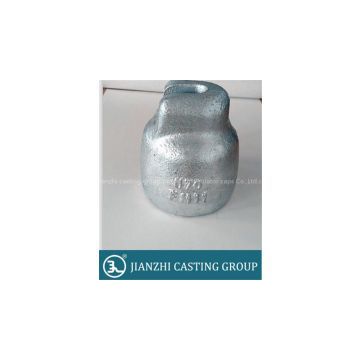 electrical hot dip galvanized glass insulator cap