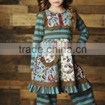 Newborn Baby Cloyhing Girls Leopard Floral Flower Appliqued Hospital Gown Rompers Set photo-6