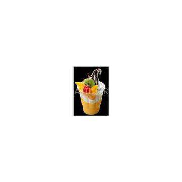 250ml Disposable Ice Cream Cups For Sundae / Ice Cream Container