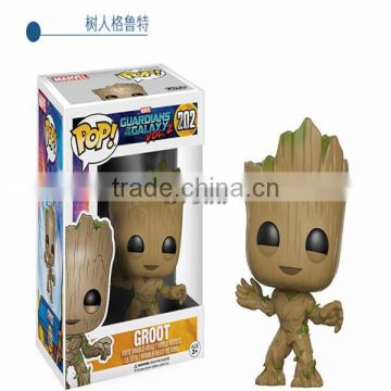 New Arriving Marvel pop Groot#202 ,Guardians of the GalaxyII Groot POP figure Factory price