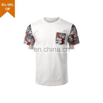 Fashion 100% Cotton Cheap Men's Custom Printed T-shirt