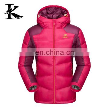 Thick windproof woman winter duck down jacket