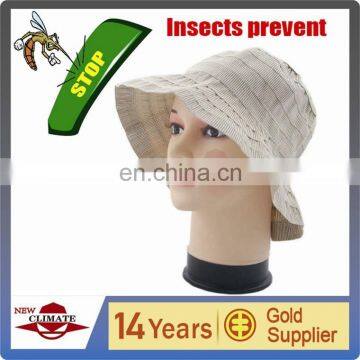 Fashion lady's hat with repellent