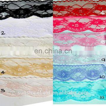 2.5 inches Lace Trim Lace Ribbon Wholesale Lace Trim 50 Yard