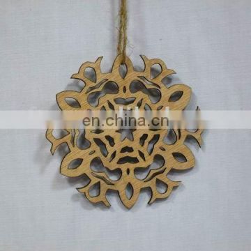 Laser cut craft-wooden snowflake