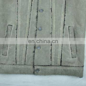 2015 Last Fashion Mens Handsome Warm Genuine Men Leather Jacket photo-6