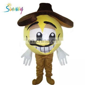 Cartoon mascot costume/advertising fur costume/fur mascot costume for sale