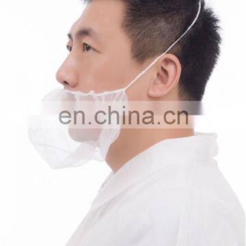 Food industry disposable Nylon White beard cover