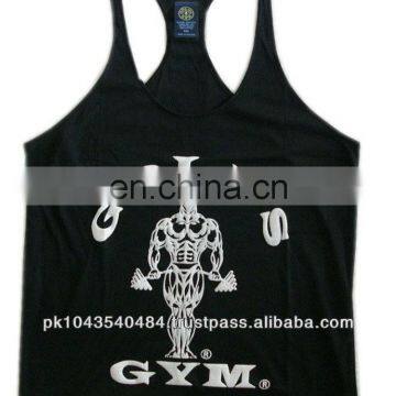 Men's High Quality Rib Gym Singlet