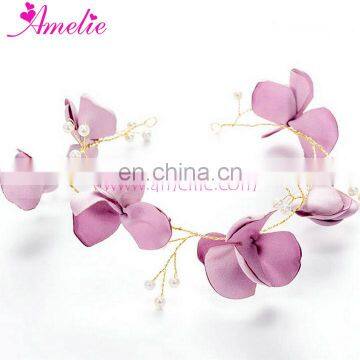 Romantic Violet Color Flower Headband Baby Shower Party Favors Hairband Baby Headband