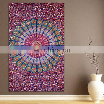 Mandala Tapestries Hippie art Bed sheet Beach Throw Blanket bedspread Tapestry Queen Size Wall Hanging picnic Decor Wholesale