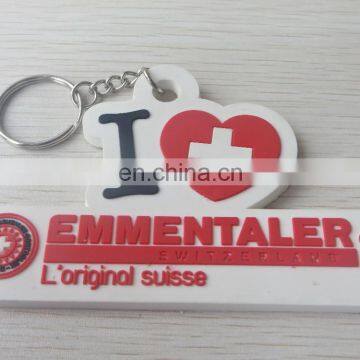 Heart Shape Custom 3d Embossed Pvc Key Chain photo-2