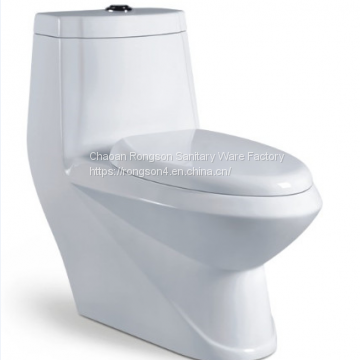 Sanitary ware one piece dual-flush wc ceramic ridge toilet chaozhou