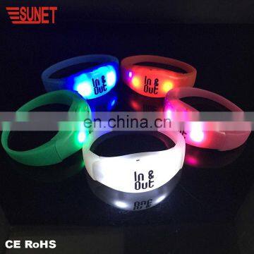 2018 New Arrival Halloween Decoration On/Off Button Led Wristband