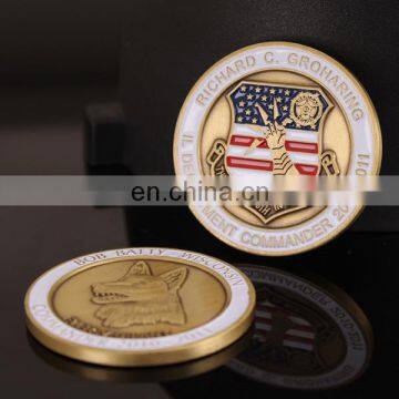 Metal factory buffalo gold coin