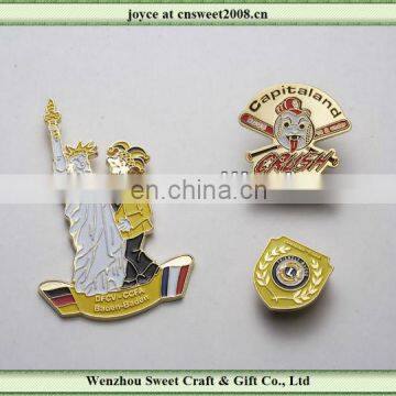 2013 new pin metal badges/metal lapel pin for promotion