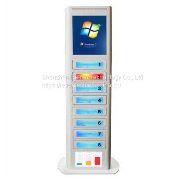 Self service smart design free standing 19 inch Mobile charging station