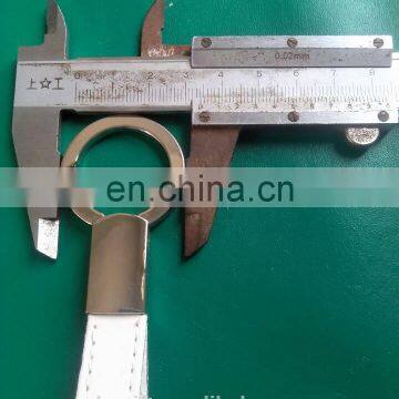 Hot Sale Leather Keychain With Metal Logo photo-4