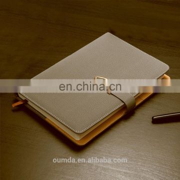 Custom diary journal leather notebook with band