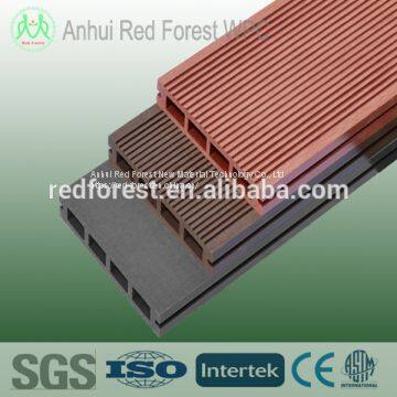 Eco friendly outside wpc decking board with grooves