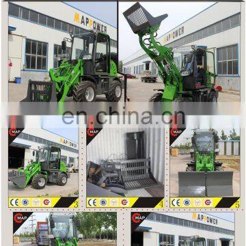 0.8ton Mini Comact Articulated Wheel Loader Price photo-3