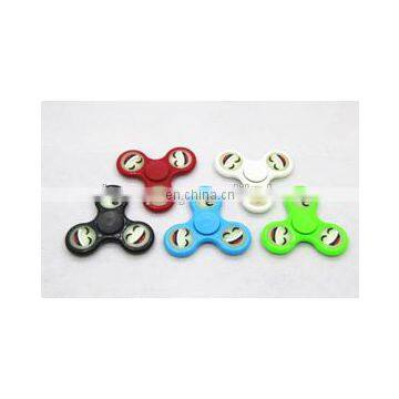 Glowing in night Finger Spinner with Smile Face Pressure Relief Toy